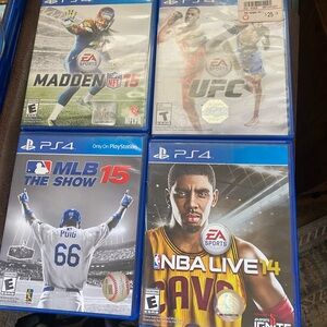 PS4 UFC, NFL, NBA, MLB Sports Game Collection - PlayStation 4